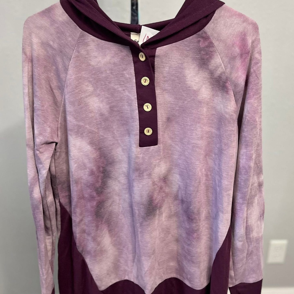 White Birch Hooded Top